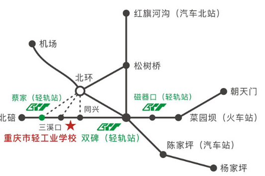重庆市轻工业学校地址及乘车路线
