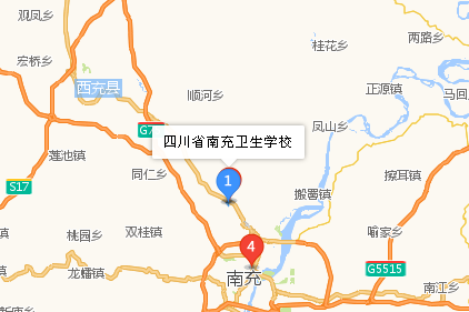 四川省南充卫生学校地址、学校校园地址在哪