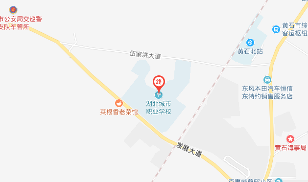 湖北城市職業(yè)學(xué)校位置地圖