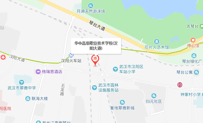 华中高级职业技术学校位置地图