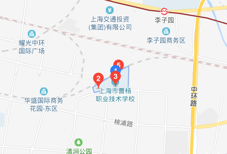 上海市曹杨职业技术学校地址、校园在哪里