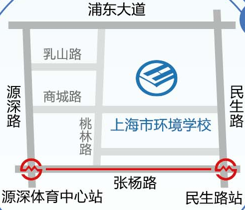 上海市环境学校地址、校园在哪里