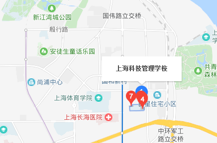 上海科技管理学校地址、校园在哪里