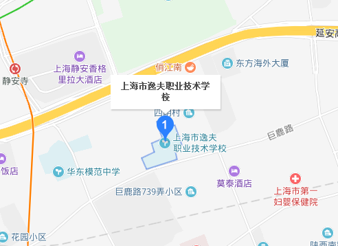 上海市逸夫职业技术学校地址、校园在哪里