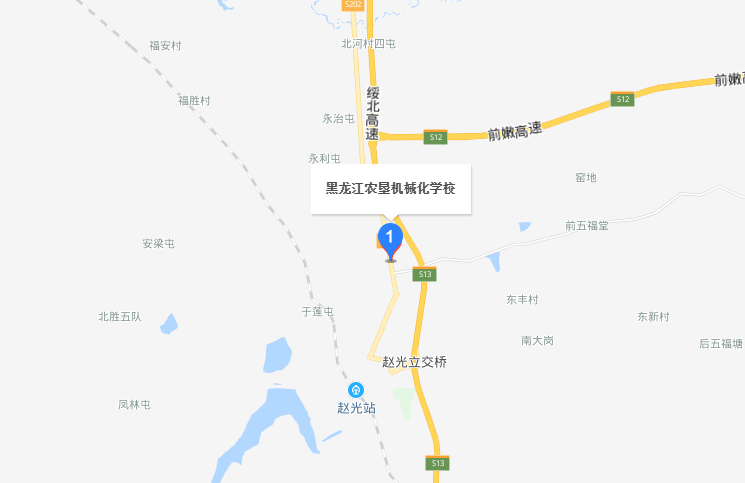 黑龙江农垦机械化学校地址、校园在哪里