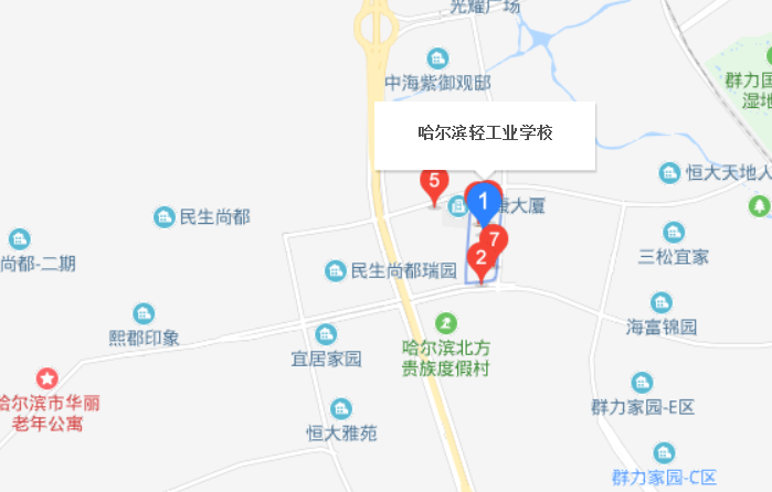 哈尔滨轻工业学校地址、校园在哪里