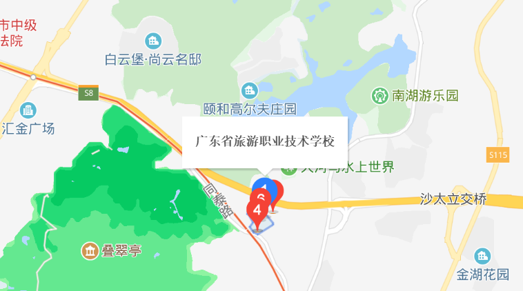 广东省旅游职业技术学校地址、校园在哪里