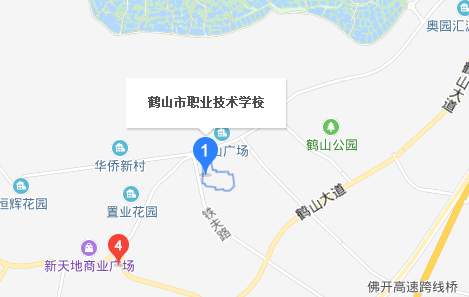 鹤山市职业技术学校地址、校园在哪里